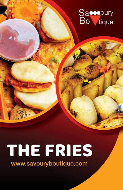 The Fries Collection Showing Samoosas, Moons and Mandos - Savoury Boutique