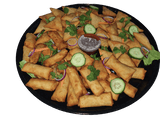 Samoosa and Springroll Platter Ready to Eat | Savoury Boutique