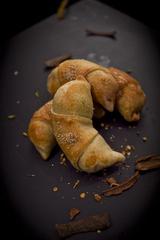 Chicken Finger Croissants Stacked for Display