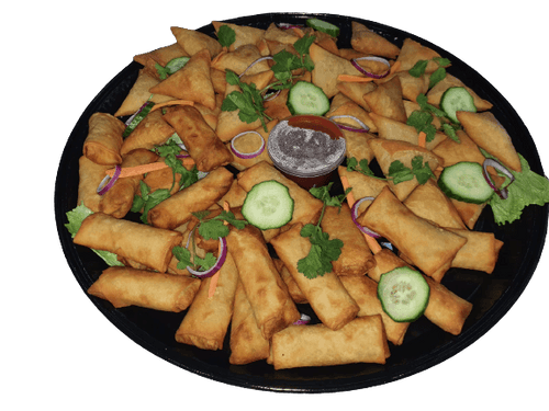 Samoosa and Springroll Platter Ready to Eat | Savoury Boutique