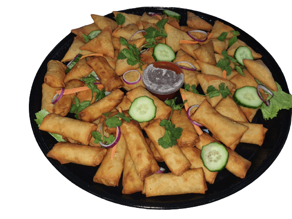 Samoosa and Springroll Platter Ready to Eat | Savoury Boutique
